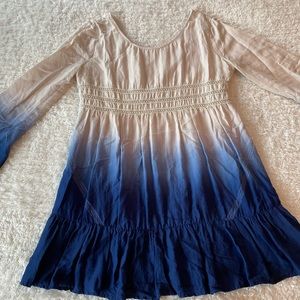 Beautiful OMBRÉ long sleeve dress!